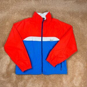 Vintage Helly Hansen Helly Tech Light Windbreaker Jacket Red Blue Mens Sz Large